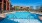 Sparkling swimming pool at Durham apartment