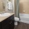 Large bathroom with double vanities